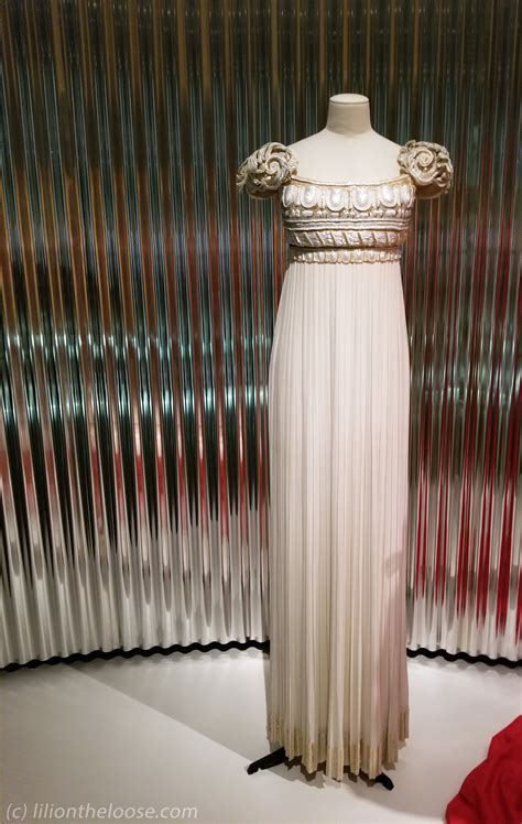 Dior palladium gown